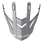 LS2 MX436 Pioneer Evo Peak - Matte Titanium