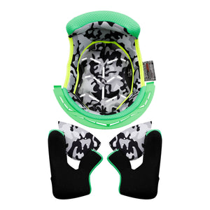 LS2 MX437 Fast Evo Liner - Green