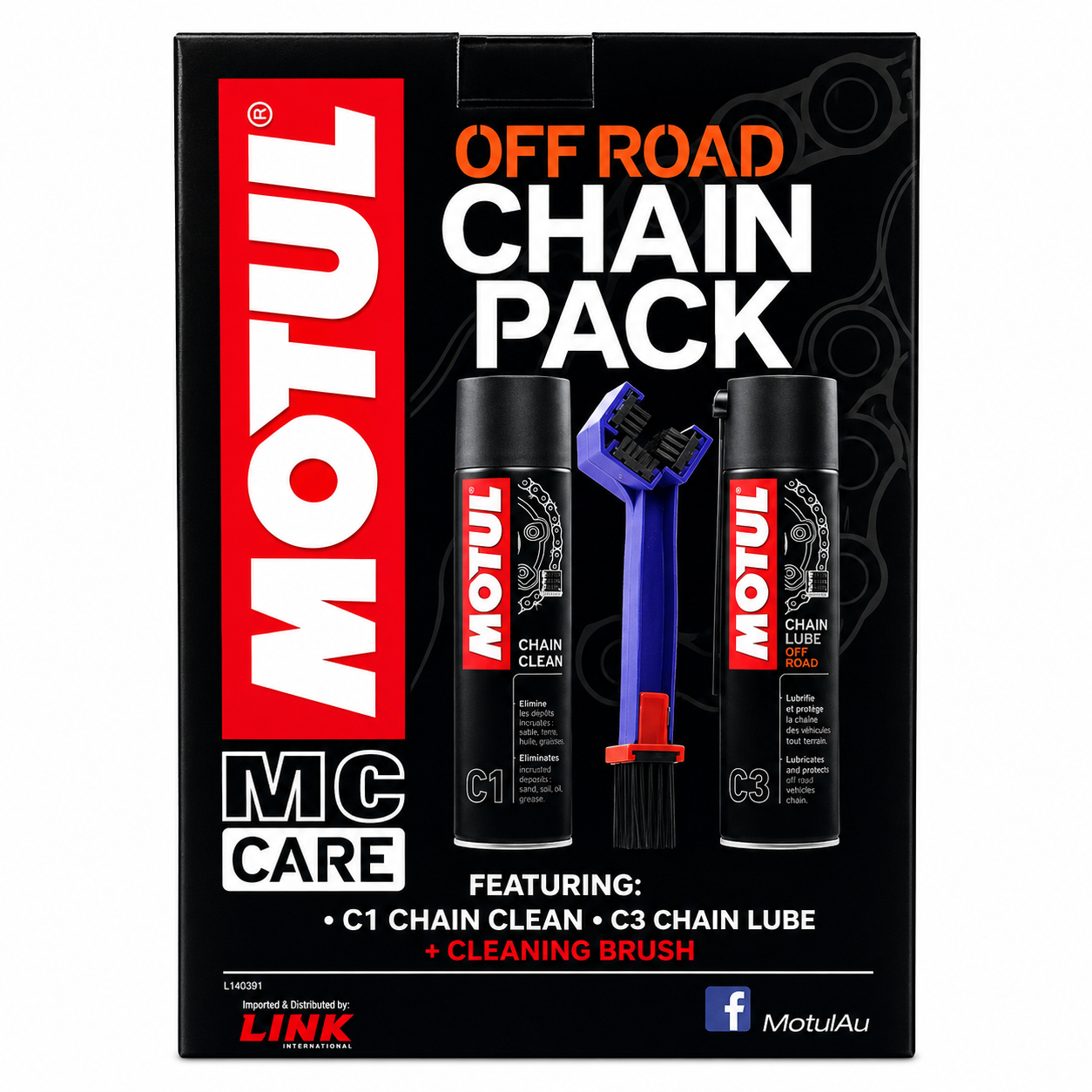 Motul OFF-Road Chain Care Pack - FREE Chain Brush