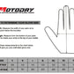 Motodry Hotham Heated Motorcycle Gloves - Black
