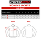 Motodry Clio Mesh Ladies Jacket - Black / White