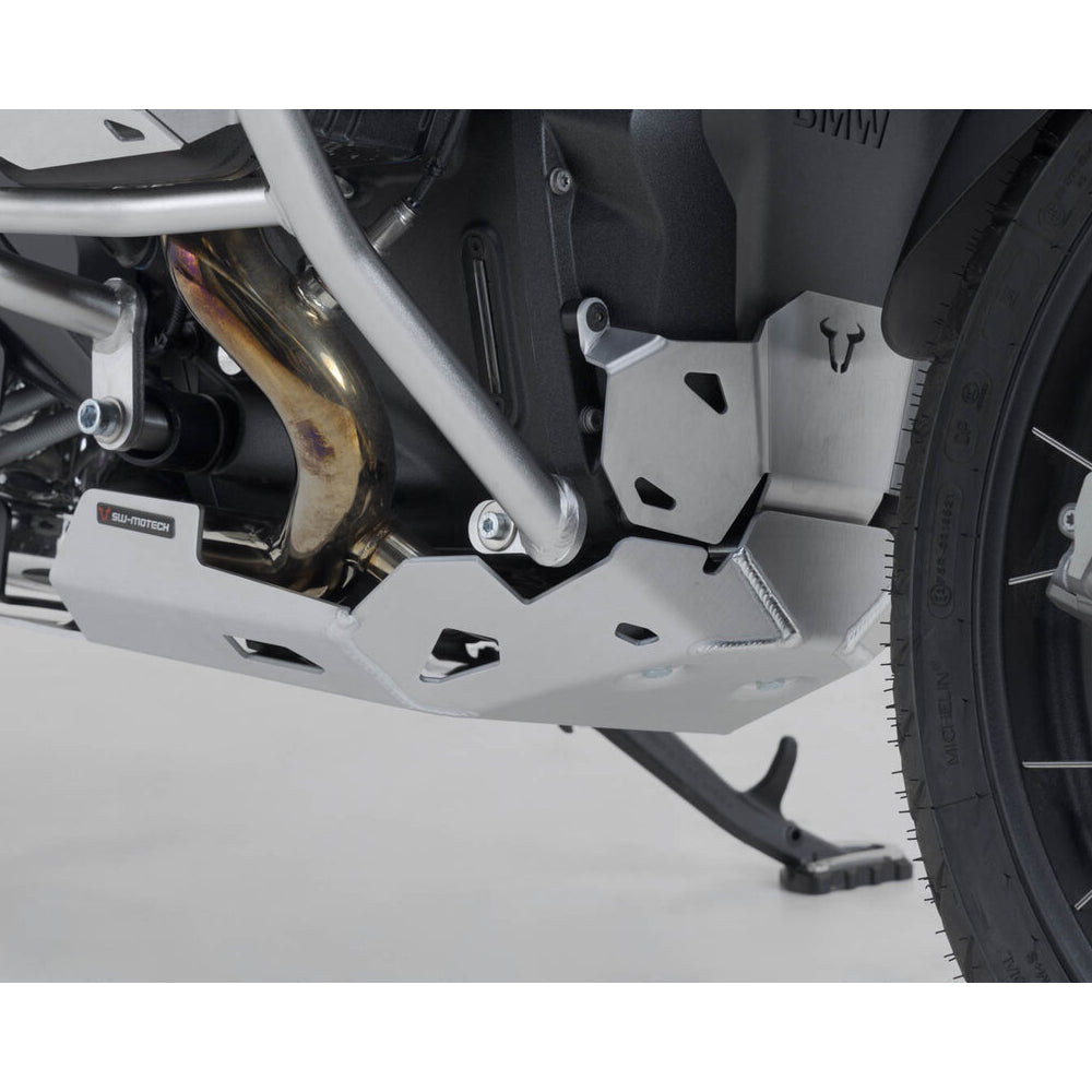 BASH PLATE SW MOTECH SILVER BMW R1300GS 23-ON