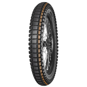 Mitas 375-19 Speedway Rear Tyre - 61P TL - 2 Orange Stripes