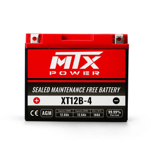 MTX XT12B-4 AGM Power Battery - YT12B-BS