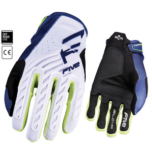 Five MXF3 Evo MX Gloves - Navy / White / Fluro