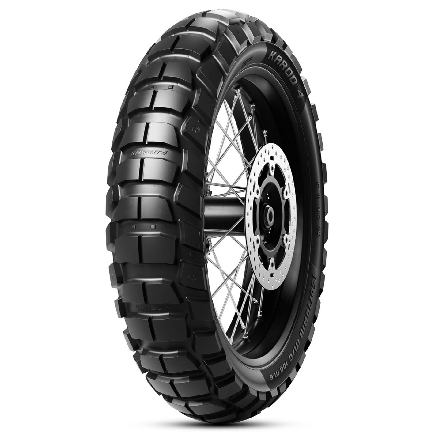 Metzeler 130/80-17 Karoo 4 Adventure Rear Tyre - Radial 65Q TL