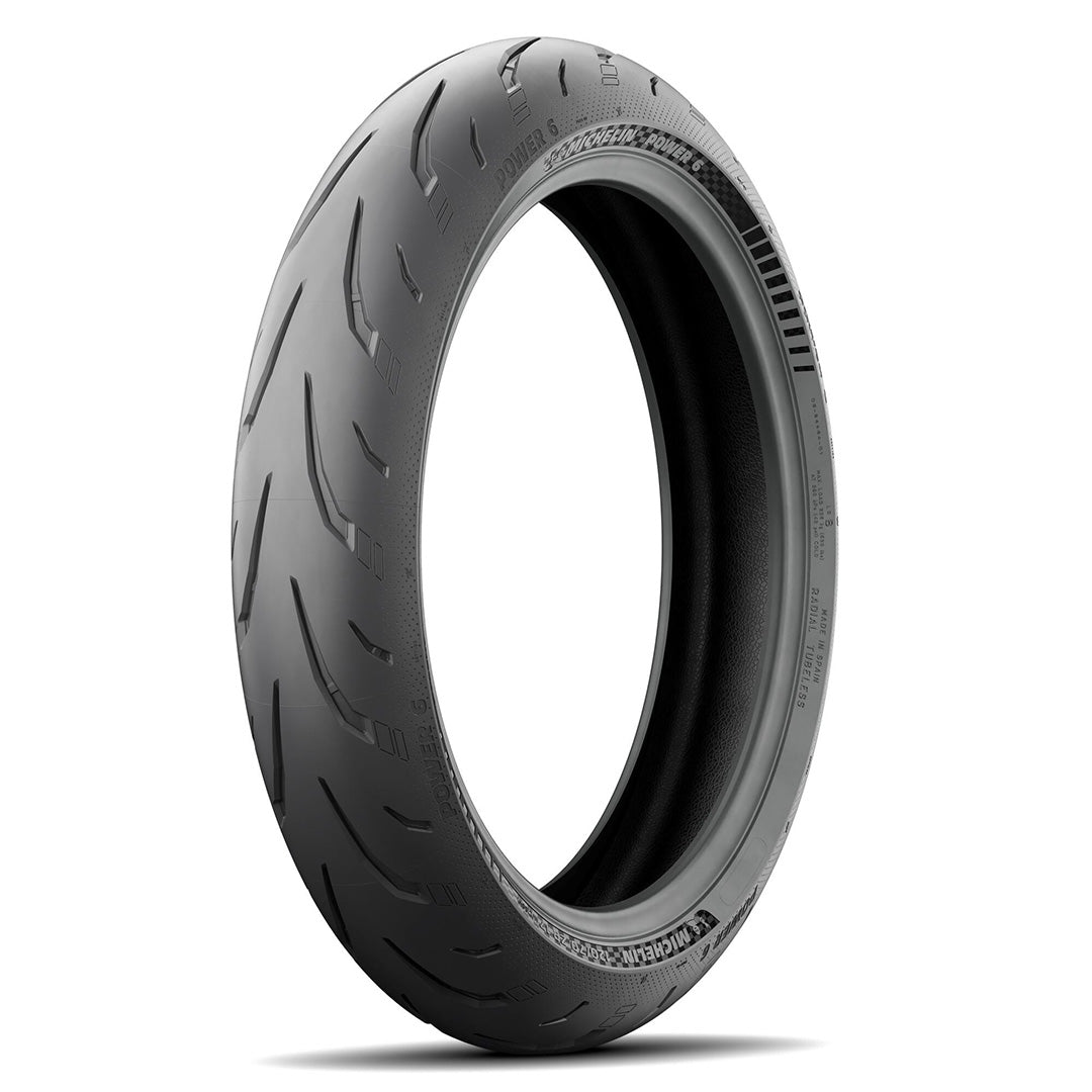 Michelin 120/70-17 Power 6 Front Tyre - 58W ZR Radial TL