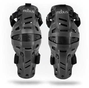 Mobius X8H Hybrid Knee Support - Storm Grey / Black