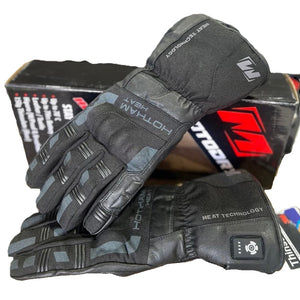 Motodry Hotham Heated Motorcycle Gloves - Black
