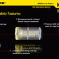 NITECORE LI-ION RECHARGEBALE BATTERY RCR123A (3.7V, 650mAh)