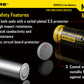NITECORE LI-ION RECHARGEBALE BATTERY RCR123A (3.7V, 650mAh)