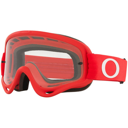 Oakley OFrame Adult MX Goggles - Red - Clear Lens