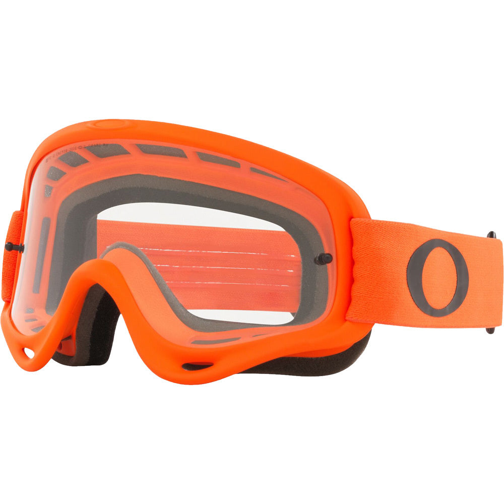 Oakley OFrame Adult MX Goggles - Orange - Clear Lens