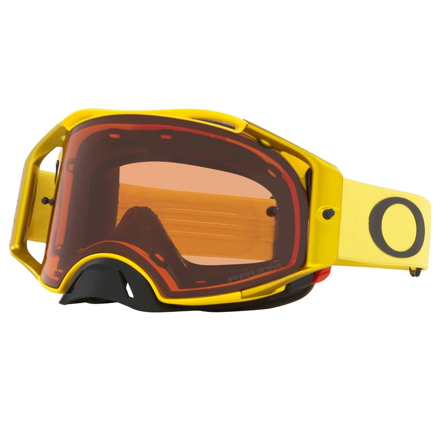 Oakley Airbrake Adult MX Goggles - Yellow - Prizm Bronze Lens