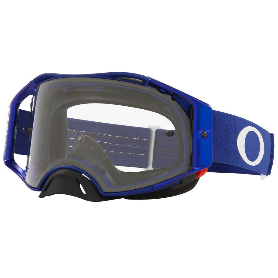 Oakley Airbrake Adult MX Goggles - Blue - Clear Lens