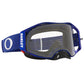 Oakley Airbrake Adult MX Goggles - Blue - Clear Lens