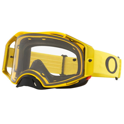 Oakley Airbrake Adult MX Goggles - Yellow - Clear Lens