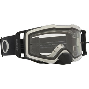 Oakley Front Line Adult MX Goggles - Tuff Blocks Black Gunmetal - Clear Lens