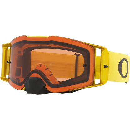 Oakley Front Line Adult MX Goggles - Yellow - Prizm Bronze Lens