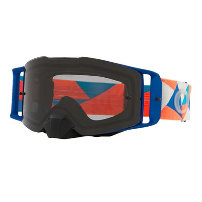 Oakley Front Line Adult MX Goggles - Tri Orange - Light Grey Lens