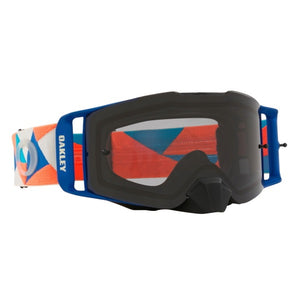 Oakley Front Line Adult MX Goggles - Tri Orange - Light Grey Lens