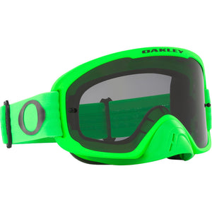 Oakley OFrame 2.0 Pro Adult MX Goggles - Green - Dark Grey Lens