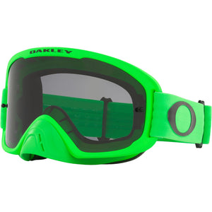 Oakley OFrame 2.0 Pro Adult MX Goggles - Green - Dark Grey Lens