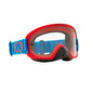 Oakley OFrame 2.0 Pro Adult MX Goggles - Angle Red - Clear Lens