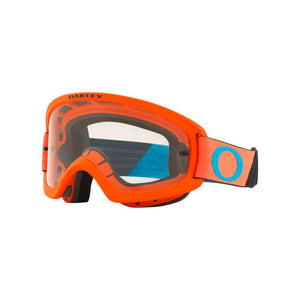 Oakley OFrame 2.0 XS Pro Youth MX Goggles - TuffBlocks Orange - Clear Lens