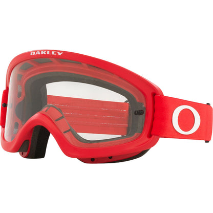 Oakley OFrame 2.0 XS Pro Youth MX Goggles - Red - Clear Lens