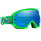 Oakley O Frame 2.0 Pro Adult MTB Goggles - TLD Star Dazzle Green - Black Ice Lens