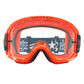 Oakley O Frame 2.0 Pro Adult MTB Goggles - TLD Dazzle Orange - Clear Lens