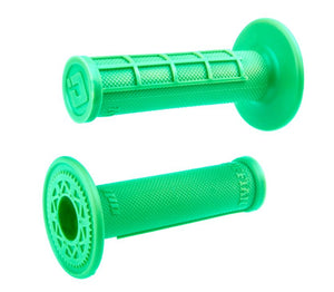 ODI Ruffian 1/2 Waffle Single Ply Medium MX Grips - Green