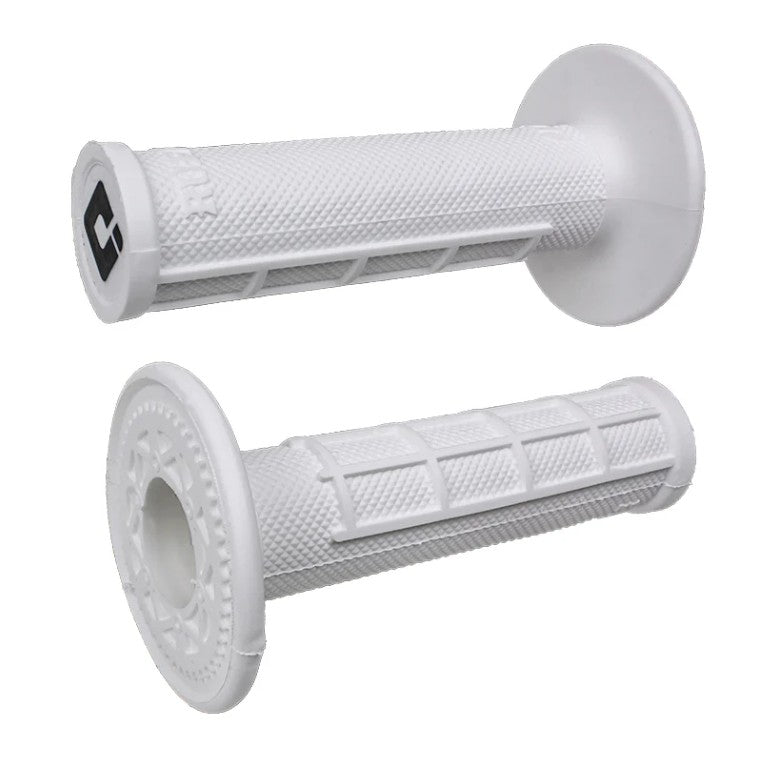 ODI Ruffian 1/2 Waffle Single Ply Soft MX Grips - White