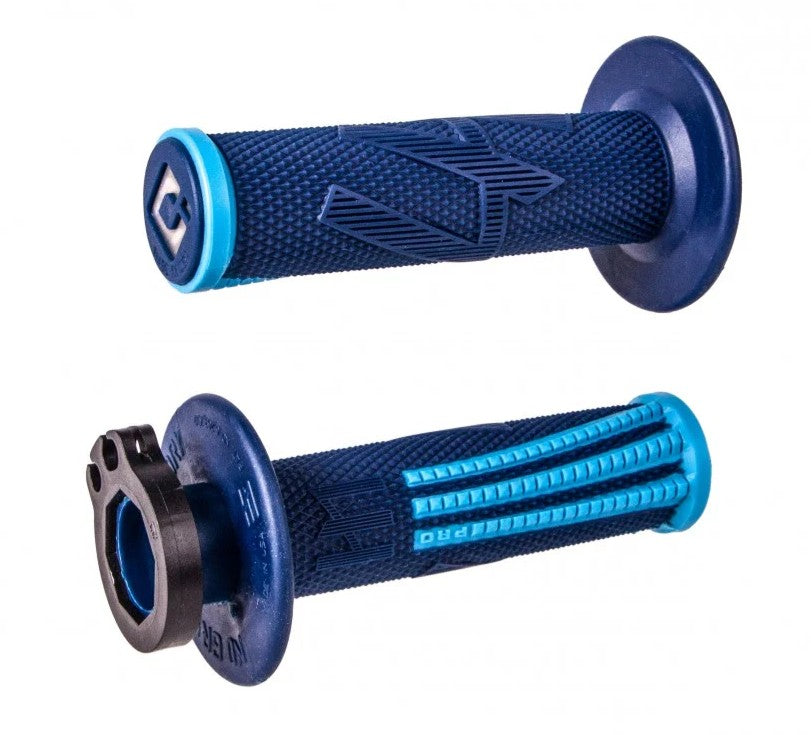 ODI EMIG Pro V2 Lock On Grips - Navy/Blue - 2 & 4 Stroke