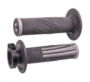 ODI EMIG Pro V2 Lock On Grips - Graphite/Grey - 2 & 4 Stroke