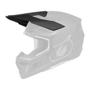 Oneal 3SRS Replacement Adult Helmet Peak - Solid Matte Black