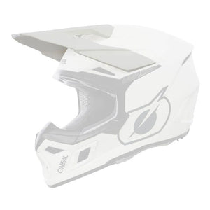 Oneal 3SRS Replacement Adult Helmet Peak - Solid Matte White