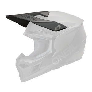 Oneal 3SRS Replacement Adult Helmet Peak - Solid Black Grey