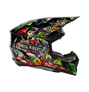 Oneal Adult 3 Series MX Helmet - V24 - Crank Multi