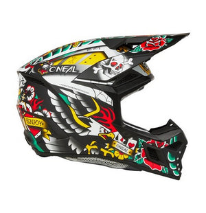 Oneal Adult 3 Series MX Helmet - V25 - Inked Multi