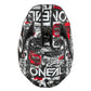 Oneal Adult 3 Series MX Helmet - V25 - Attack Black / White