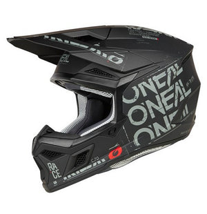 Oneal Adult 3 Series MX Helmet - V25 - Matt Black / Grey