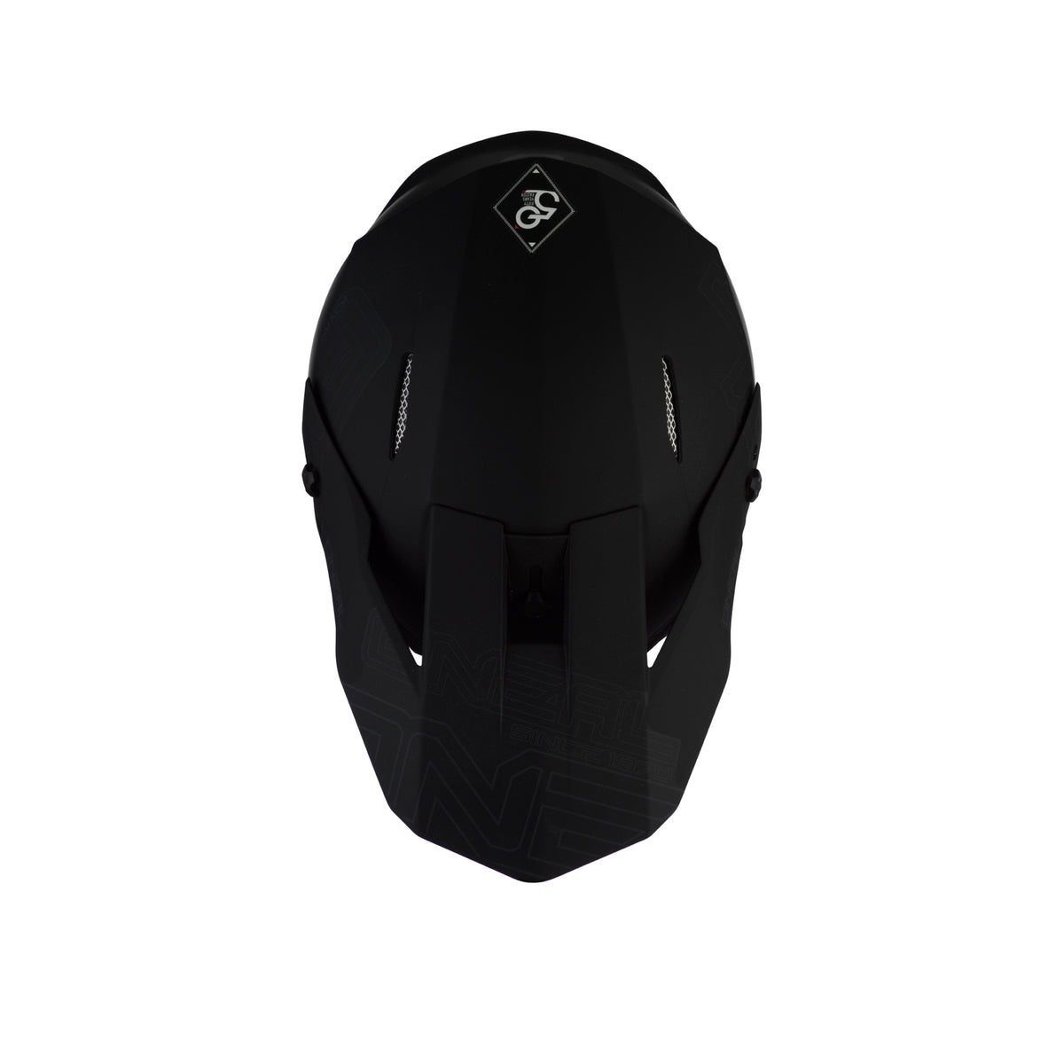 Oneal 3SRS Replacement Adult Helmet Peak - Flat 2.0 Black