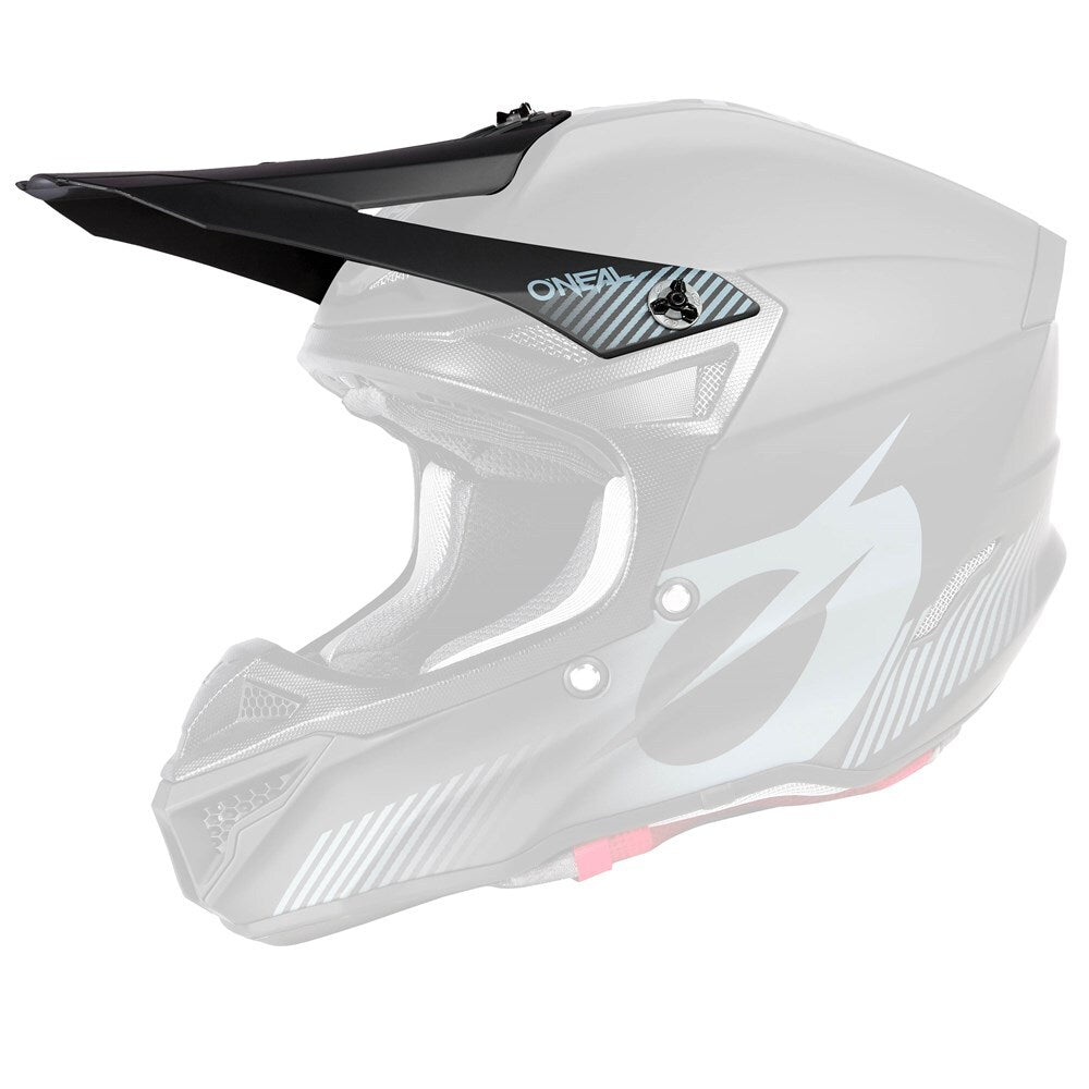 Oneal 5SRS Replacement Youth Helmet Peak - Solid V23 Black
