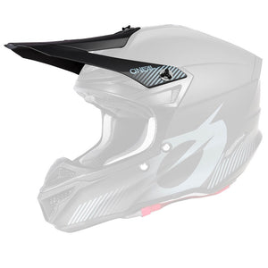 Oneal 5SRS Replacement Youth Helmet Peak - Solid V23 Black