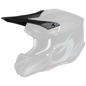 Oneal 5SRS Replacement Adult Helmet Peak - Solid V23 Black
