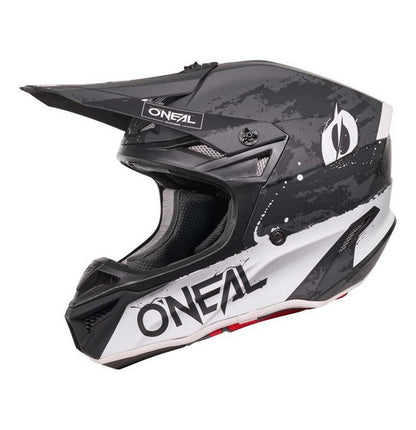 Oneal 5SRS Adult MX Helmet - Paint Black / White