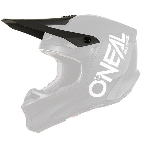 Oneal 10SRS Replacement Helmet Peak - Elite V22 Black / White