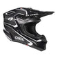 Oneal 10SRS Carbon Adult MX Helmet - Race Black / White